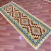 New Afghan Chobi Hand Woven Veg Dyed Wool Kilim Kilm Area Runner 6.5 x 2.4 Ft (5920 HM) - Image 6