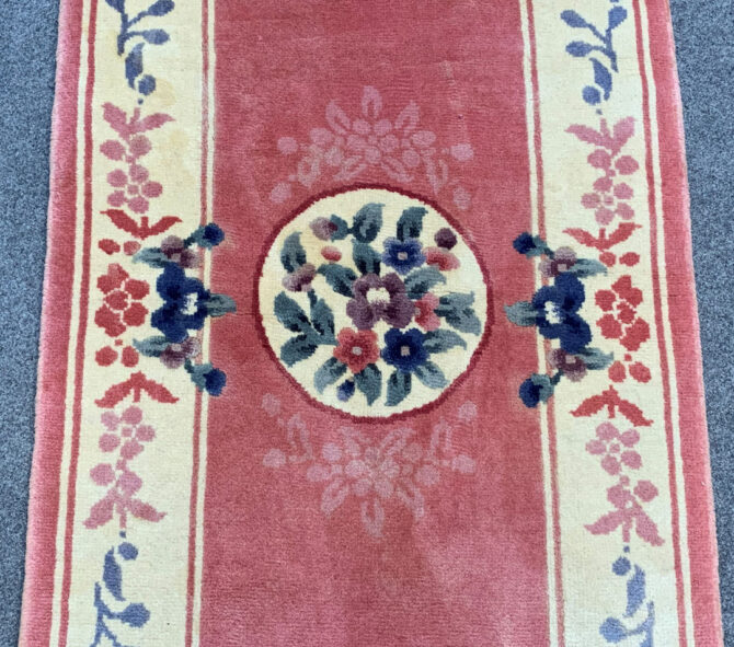 Authentic Hand Knotted Tibet Wool Area Runner 10 x 2 Ft (66 Ger) - Image 8