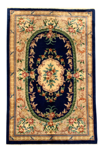 Authentic Hand Knotted Tibet Wool Area Rug 8.2 X 5.2 Ft