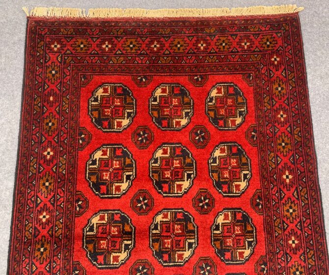 Authentic Hand Knotted Afghan Khal Muhammadi Wool Area Rug 4.9 X 3.4 Ft (811 HM) - Image 4