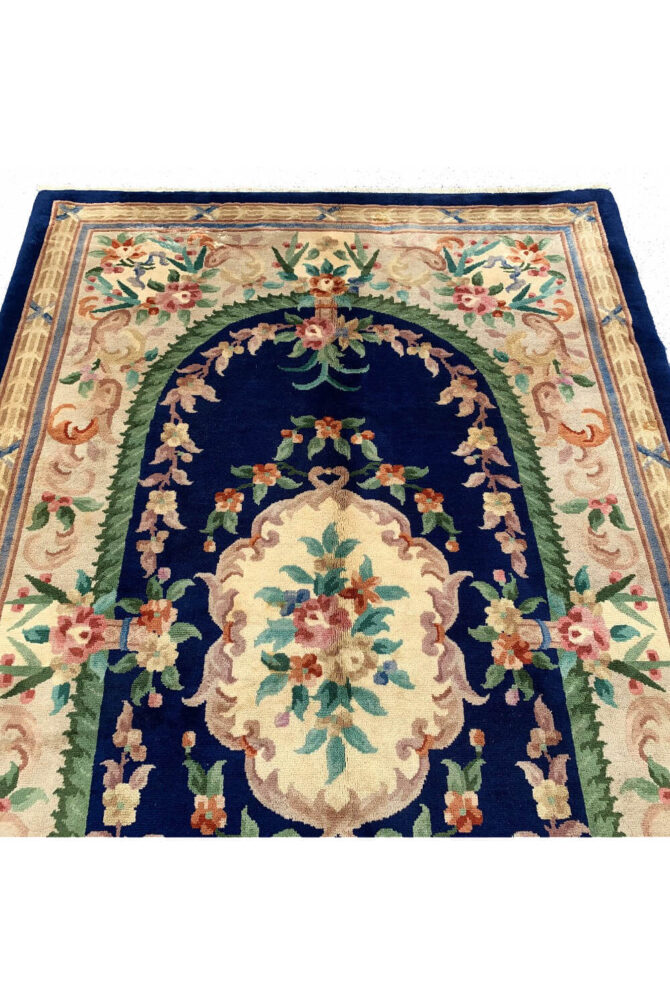 Authentic Hand Knotted Tibet Wool Area Rug 8.2 X 5.2 Ft - Image 6