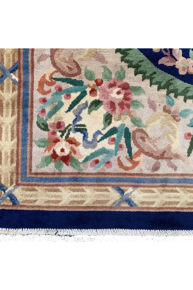 Authentic Hand Knotted Tibet Wool Area Rug 8.2 X 5.2 Ft - Image 8