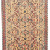 Authentic Hand Knotted Vintage Double Knot Wool Area Rug 6.2 x 4.11 Ft (1815 Ger-4)