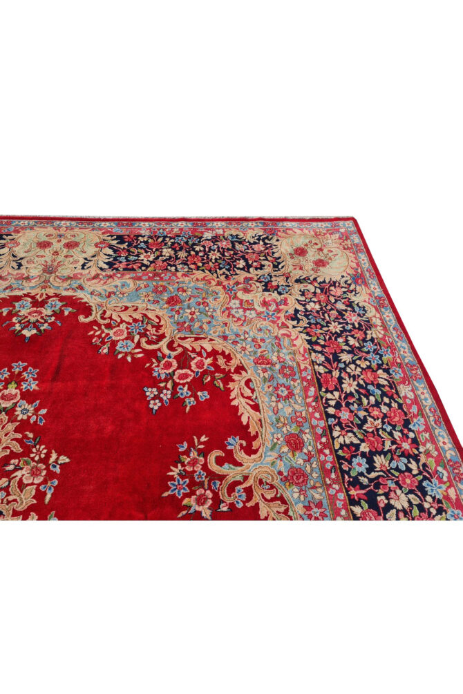 Authentic Hand Knotted Vintage Qirmoun Wool Area Rug 12.5 x 9.10 Ft (1504 Ger-4) - Image 10