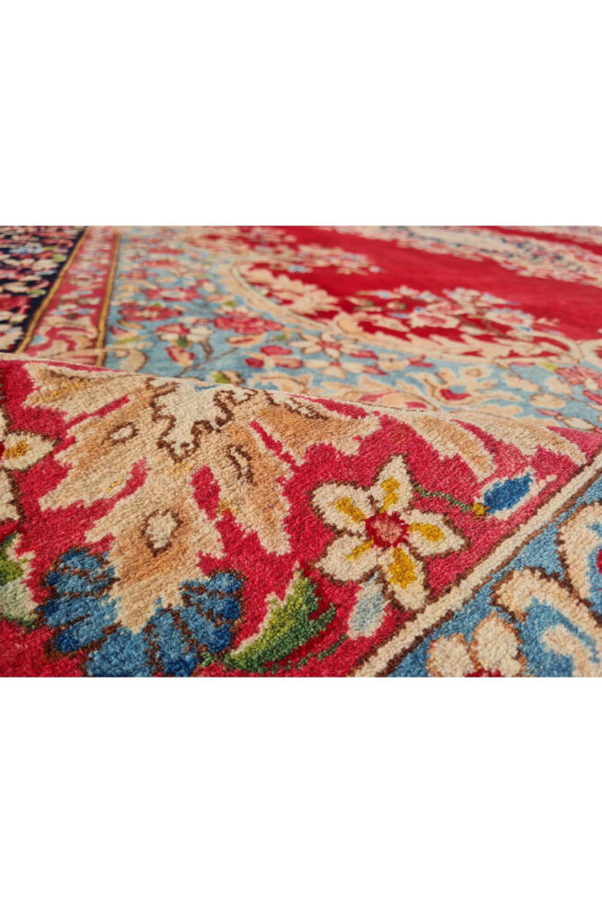 Authentic Hand Knotted Vintage Qirmoun Wool Area Rug 12.5 x 9.10 Ft (1504 Ger-4) - Image 11