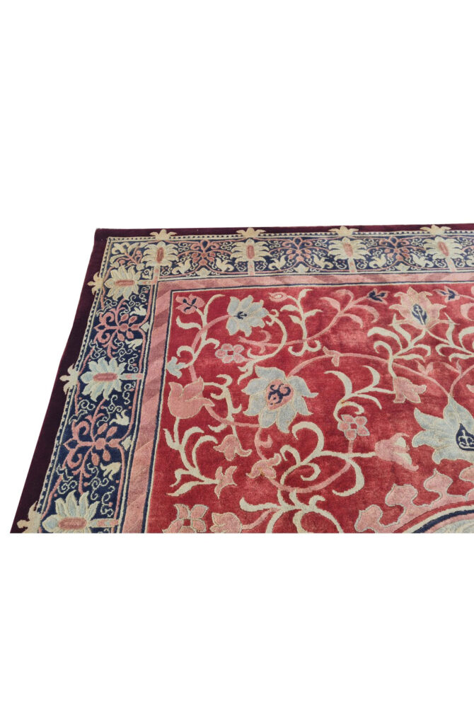 Authentic Hand Knotted Vintage Nepali Wool Area Rug 11.5 x 8.11 Ft (1548 Ger-4) - Image 10