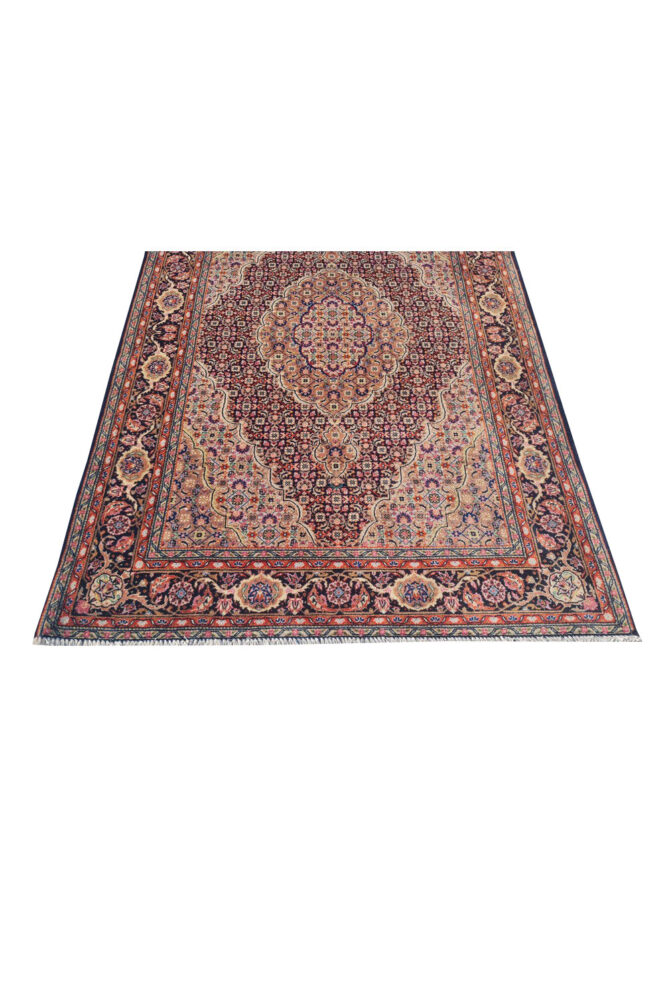 Authentic Hand Knotted Vintage Tabreez Wool Area Rug 5.2 x 3.6 Ft (1762 Ger-4) - Image 6