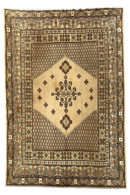 Amazing Hand Knotted Turkish Wool Area Rug 8 x 6 Ft