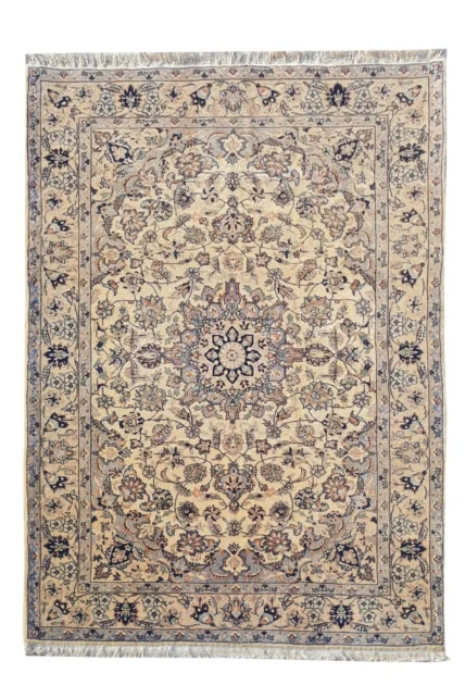 Amazing Hand Knotted Vintage Asfhoun Wool Area Rug 6 x 4 Ft