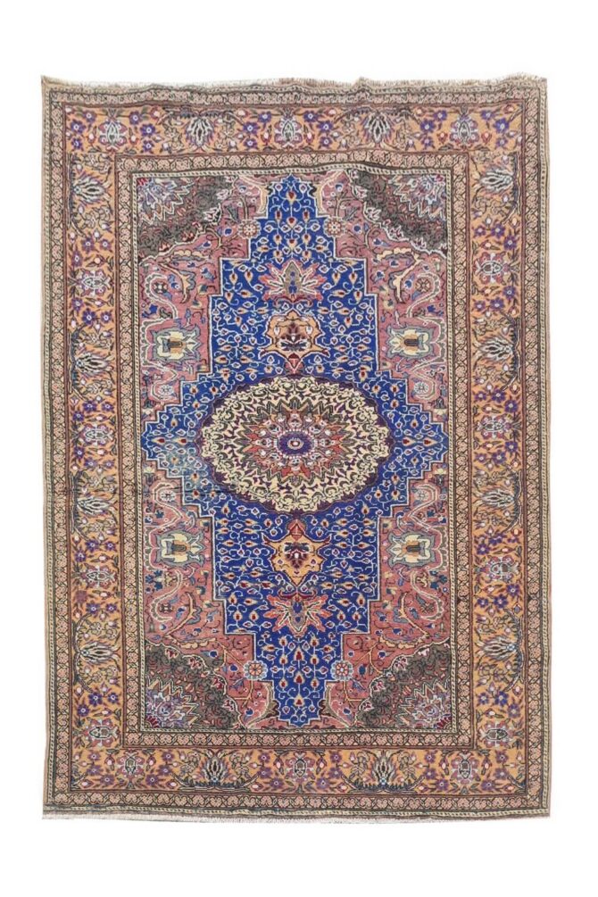 Amazing Hand Knotted Vintage Traditional Tribal Qaisery Wool Area Rug 6 x 4 Ft