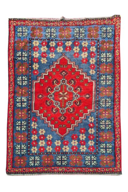 Amazing Hand Knotted Vintage Traditional Tribal Morocco Wool Area Rug 7 x 4 Ft