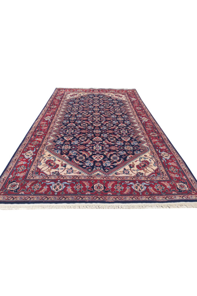 Authentic Hand Knotted Vintage Bijour Wool Area Rug 6 x 4 Ft (936 Ger-4) - Image 2