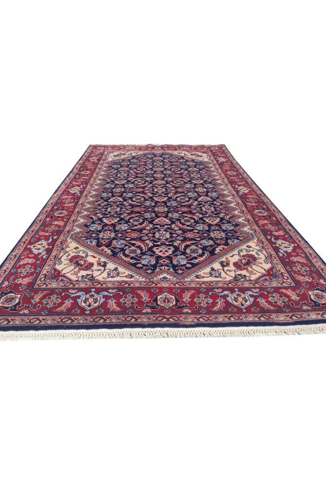 Authentic Hand Knotted Vintage Bijour Wool Area Rug 6 x 4 Ft (936 Ger-4) - Image 3