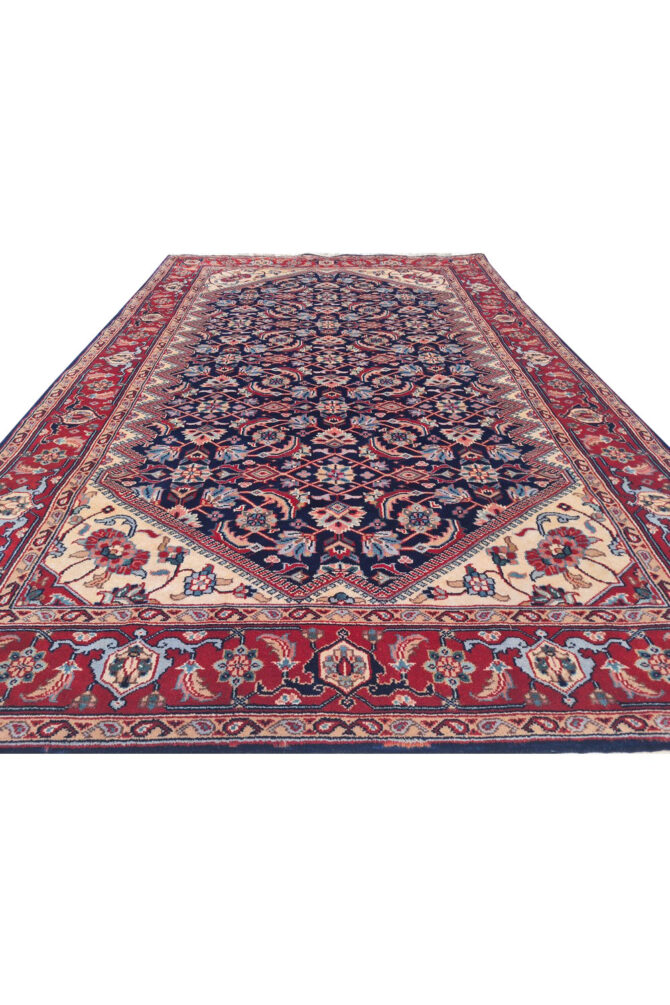 Authentic Hand Knotted Vintage Bijour Wool Area Rug 6 x 4 Ft (936 Ger-4) - Image 4