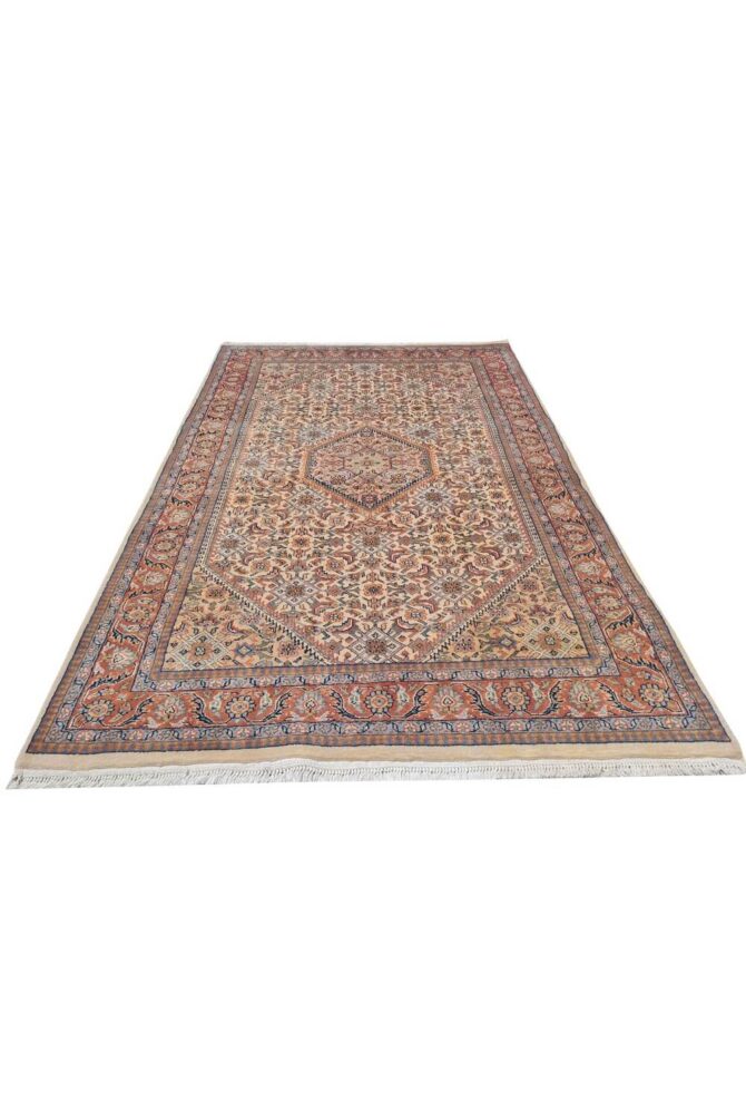 Authentic Hand Knotted Vintage Bijour Wool Area Rug 6 x 4 Ft - Image 2