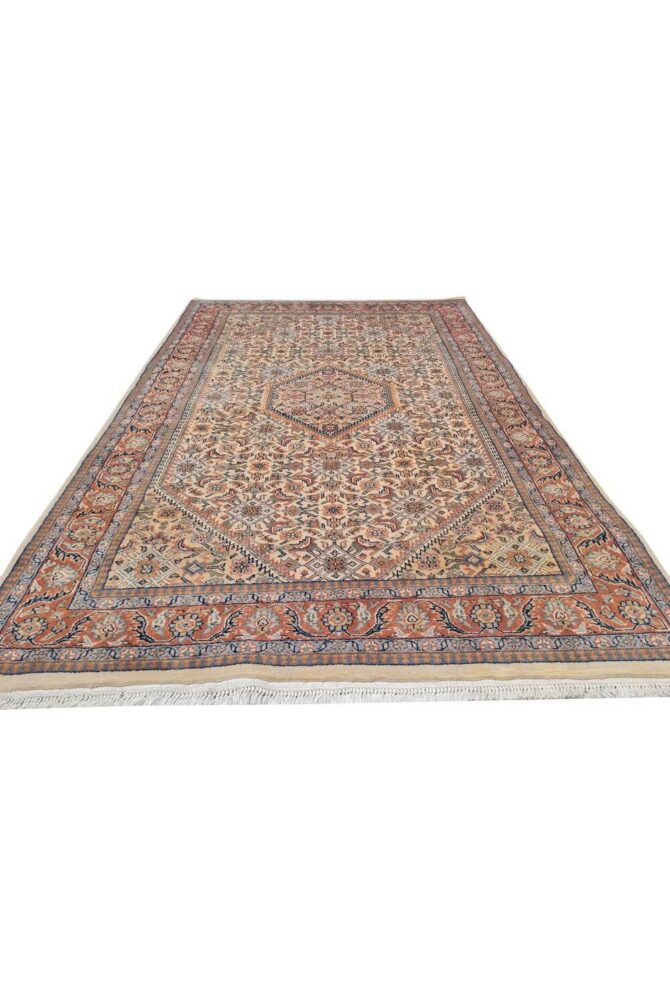 Authentic Hand Knotted Vintage Bijour Wool Area Rug 6 x 4 Ft - Image 3