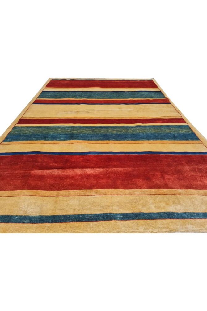 Authentic Hand Knotted Vintage Bokhara Jhaldar Wool Area Rug 6 x 4 Ft - Image 4