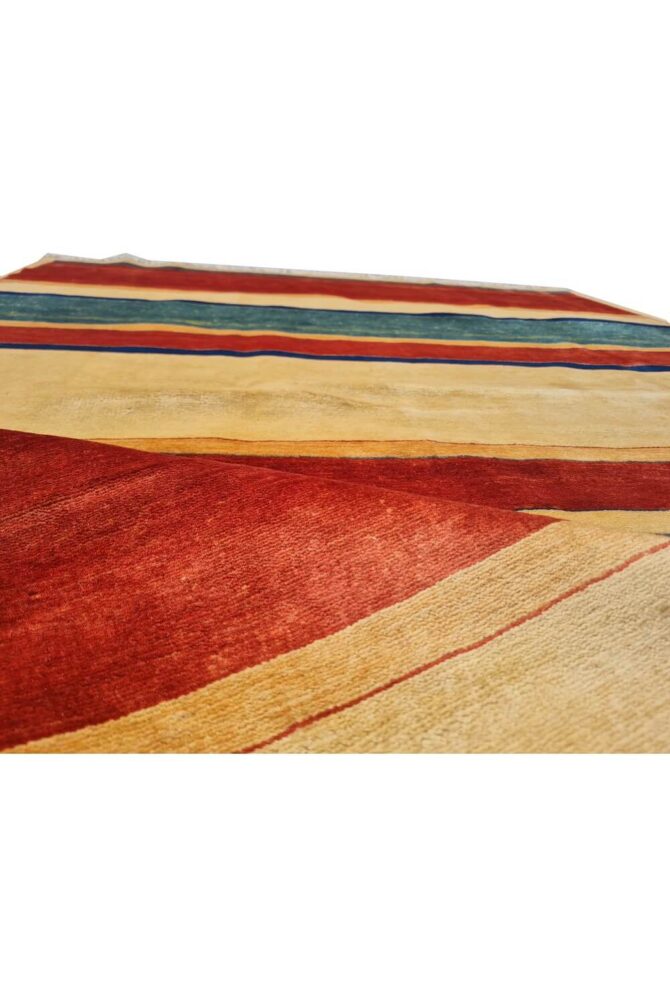 Authentic Hand Knotted Vintage Bokhara Jhaldar Wool Area Rug 6 x 4 Ft - Image 8