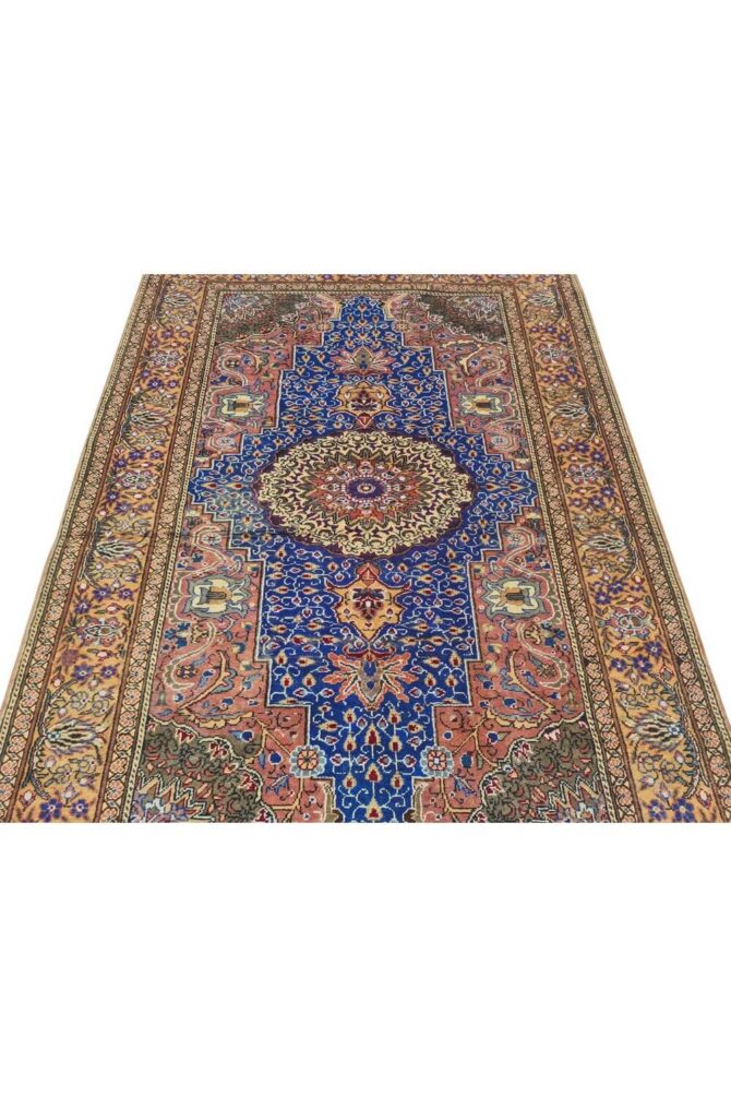 Amazing Hand Knotted Vintage Traditional Tribal Qaisery Wool Area Rug 6 x 4 Ft - Image 5