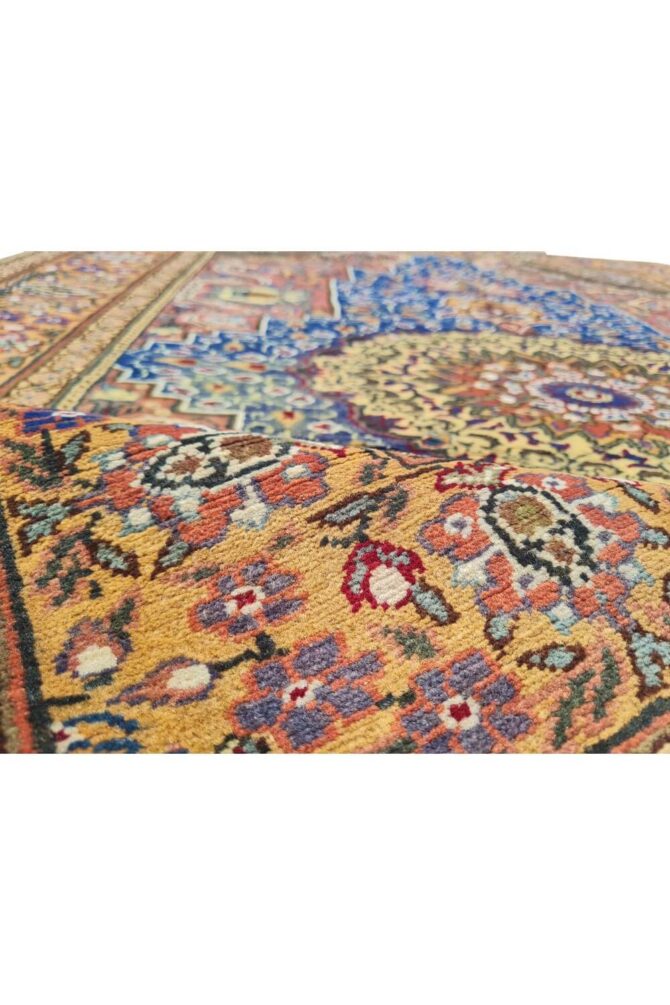 Amazing Hand Knotted Vintage Traditional Tribal Qaisery Wool Area Rug 6 x 4 Ft - Image 8