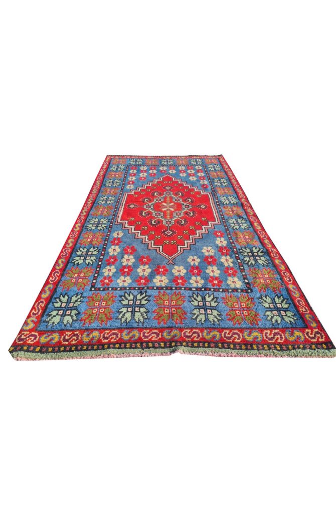 Amazing Hand Knotted Vintage Traditional Tribal Morocco Wool Area Rug 7 x 4 Ft - Image 2