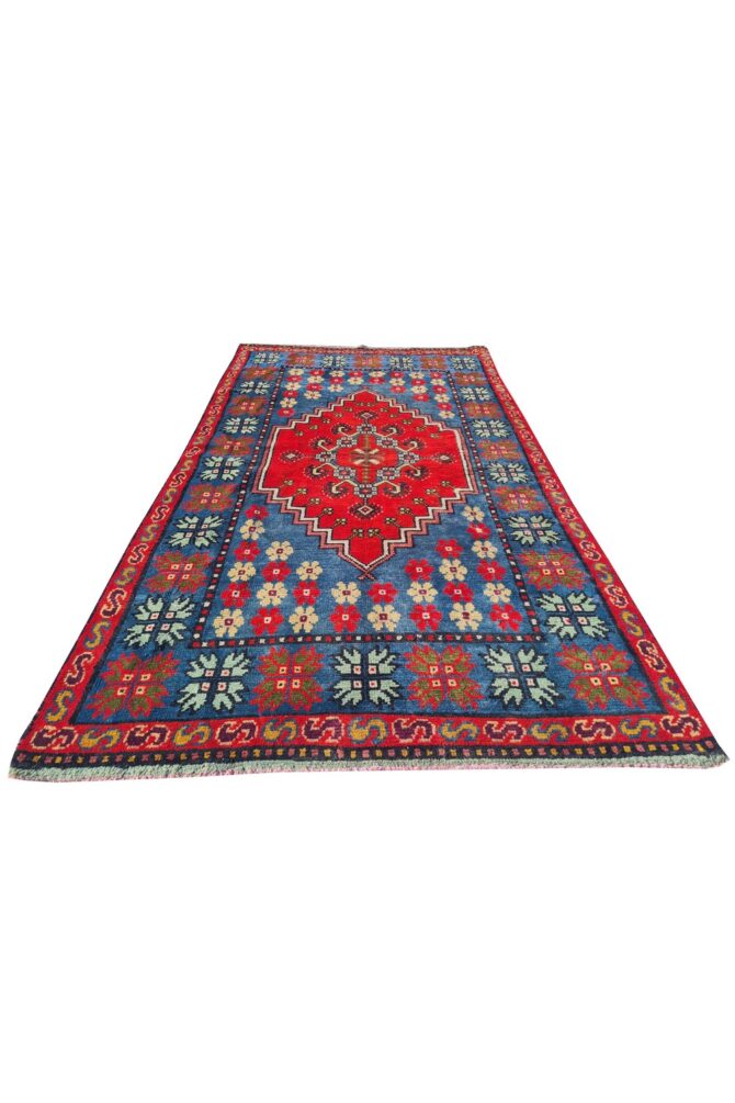 Amazing Hand Knotted Vintage Traditional Tribal Morocco Wool Area Rug 7 x 4 Ft - Image 3