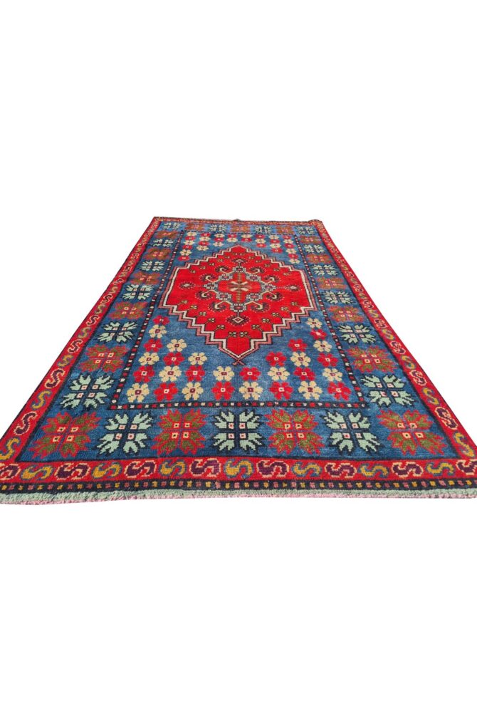 Amazing Hand Knotted Vintage Traditional Tribal Morocco Wool Area Rug 7 x 4 Ft - Image 4