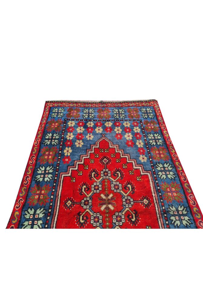 Amazing Hand Knotted Vintage Traditional Tribal Morocco Wool Area Rug 7 x 4 Ft - Image 7