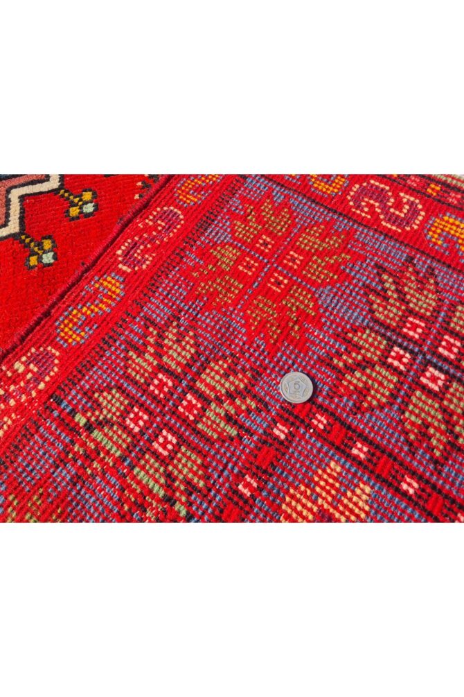 Amazing Hand Knotted Vintage Traditional Tribal Morocco Wool Area Rug 7 x 4 Ft - Image 9