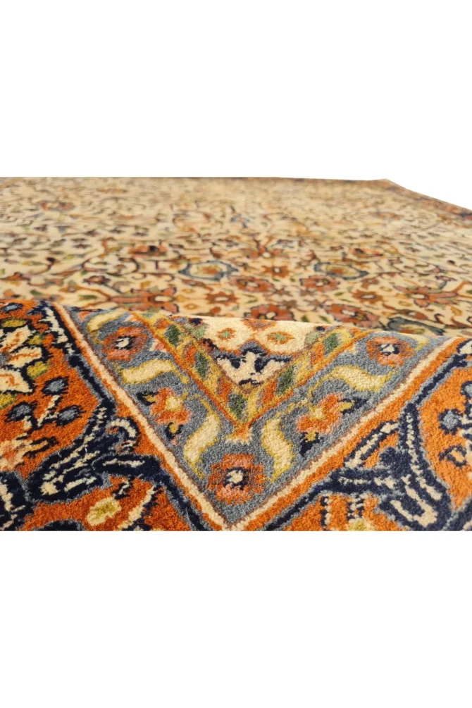 Amazing Hand Knotted Vintage Traditional Tribal Tabreez Wool Area Rug 7 x 4 Ft - Image 9