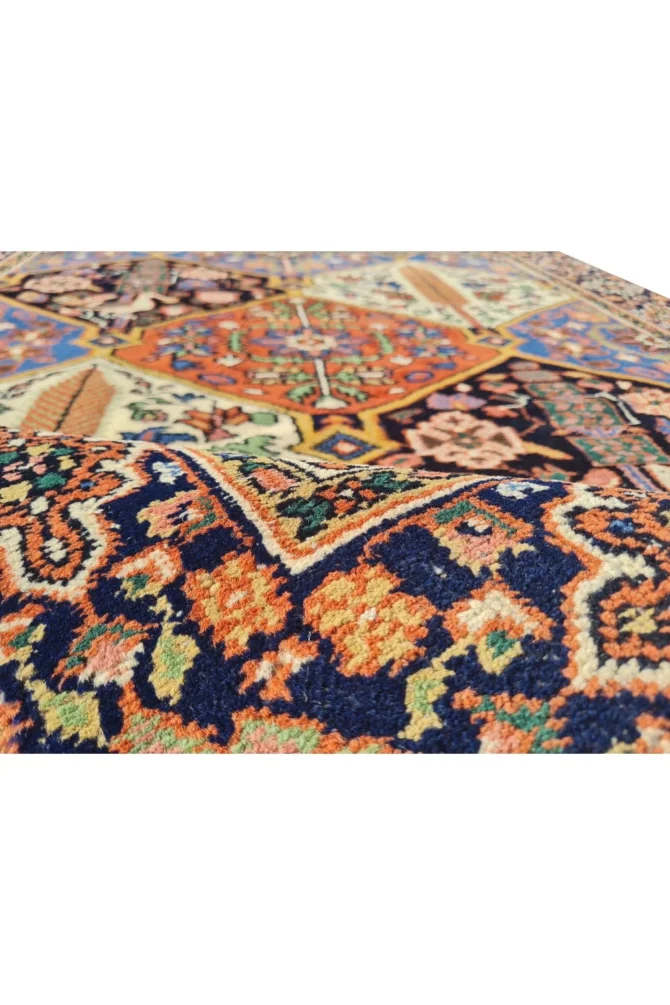 Amazing Hand Knotted Vintage Traditional Tribal Indo Pictorial Wool Area Rug 6 x 4 Ft - Image 8