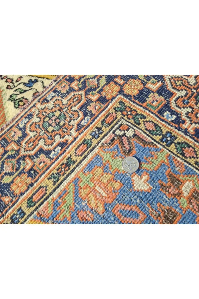 Amazing Hand Knotted Vintage Traditional Tribal Indo Pictorial Wool Area Rug 6 x 4 Ft - Image 9
