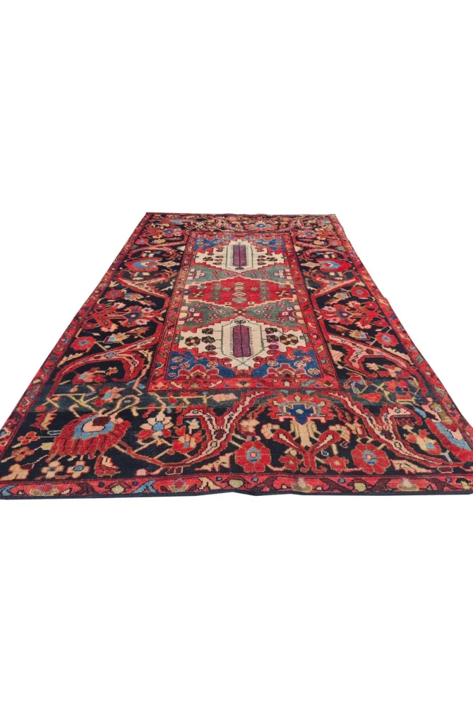 Amazing Hand Knotted Vintage Traditional Tribal Hamidoun Pictorial Wool Area Rug 7 x 4 Ft - Image 2
