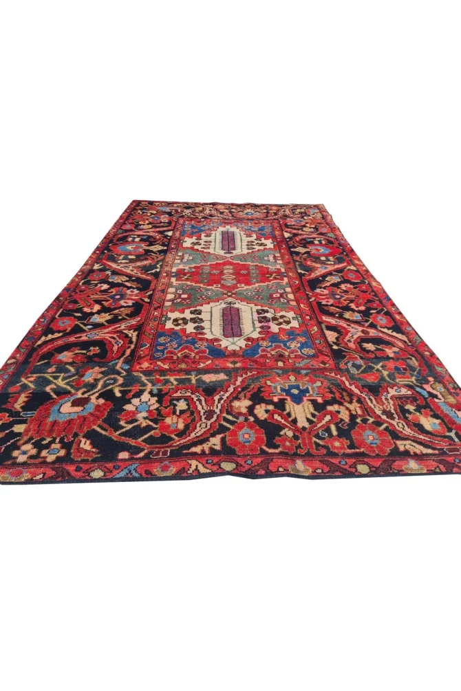Amazing Hand Knotted Vintage Traditional Tribal Hamidoun Pictorial Wool Area Rug 7 x 4 Ft - Image 3