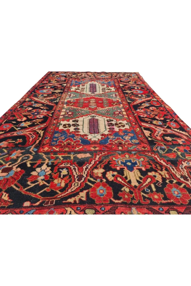 Amazing Hand Knotted Vintage Traditional Tribal Hamidoun Pictorial Wool Area Rug 7 x 4 Ft - Image 4