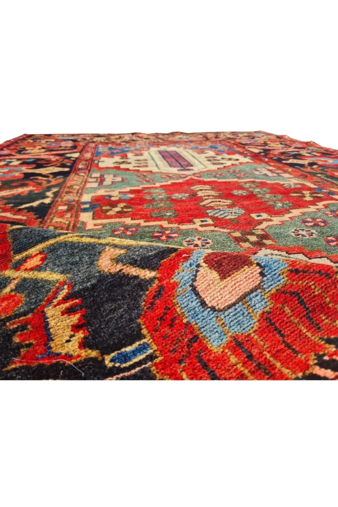 Amazing Hand Knotted Vintage Traditional Tribal Hamidoun Pictorial Wool Area Rug 7 x 4 Ft - Image 7