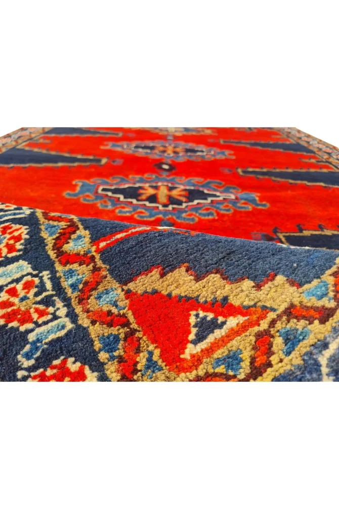 Amazing Hand Knotted Vintage Tribal Baghtiyaar Pictorial Wool Area Rug 7 x 4 Ft - Image 9