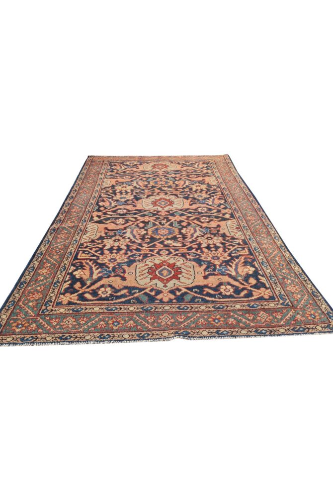 Amazing Hand Knotted Antique Malayaar Wool Area Rug 6.5 x 4.5 Ft - Image 2