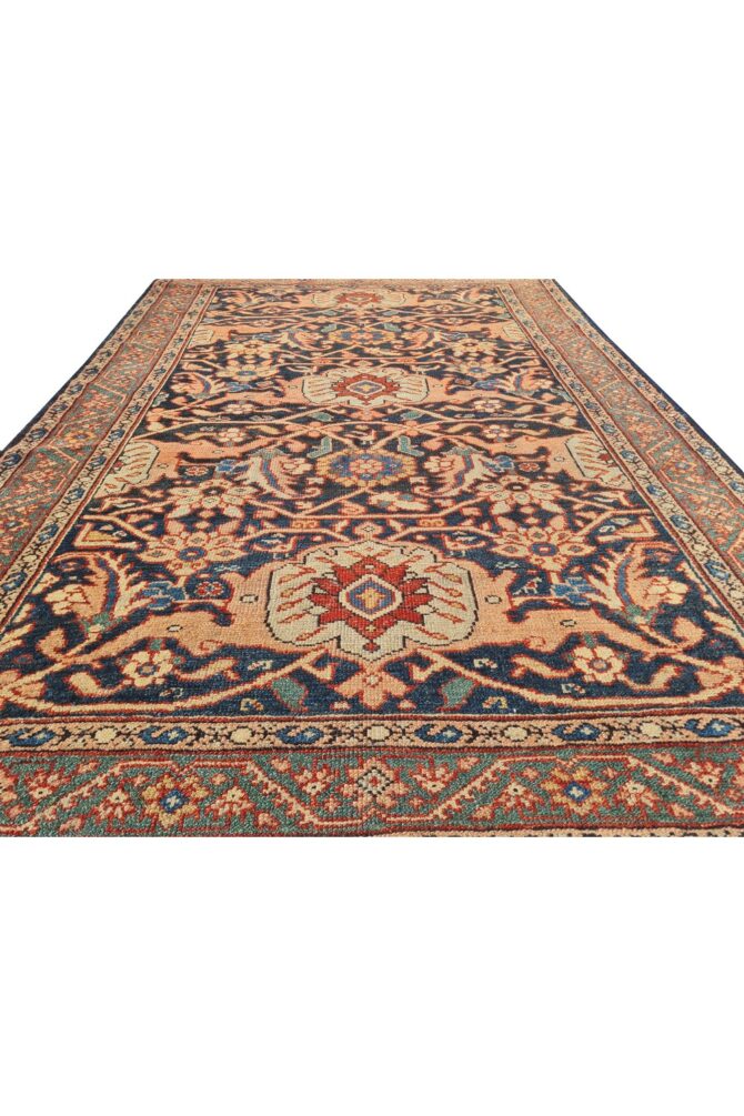 Amazing Hand Knotted Antique Malayaar Wool Area Rug 6.5 x 4.5 Ft - Image 4