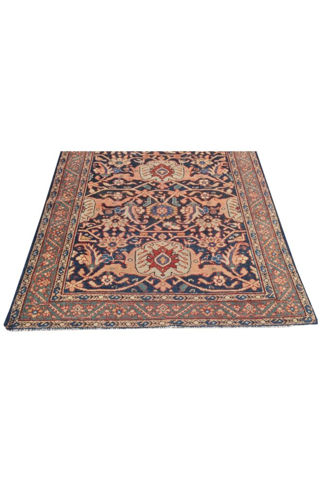 Amazing Hand Knotted Antique Malayaar Wool Area Rug 6.5 x 4.5 Ft - Image 7