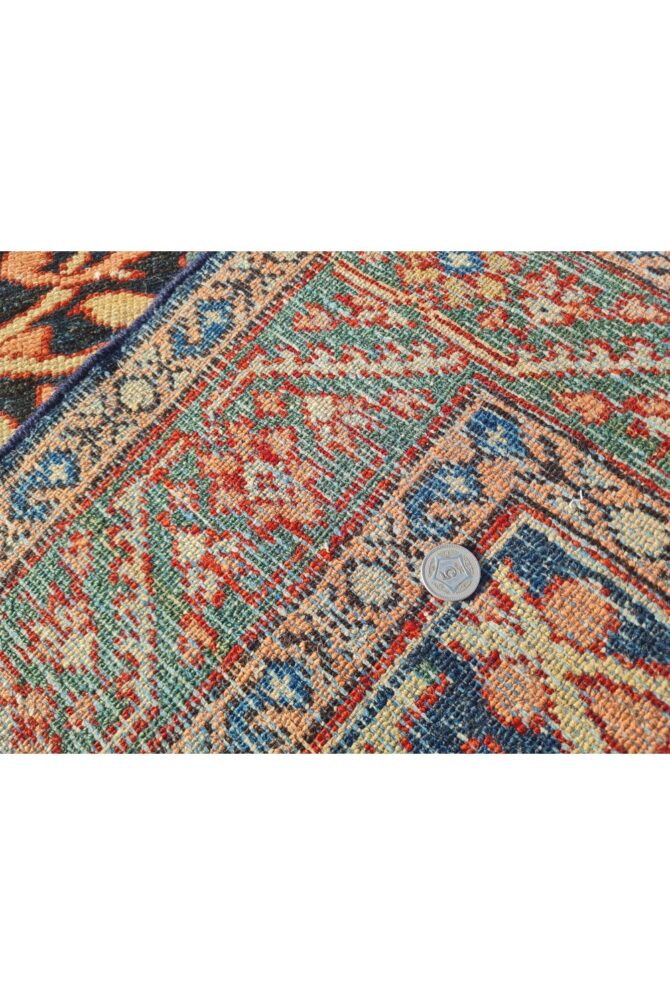 Amazing Hand Knotted Antique Malayaar Wool Area Rug 6.5 x 4.5 Ft - Image 9