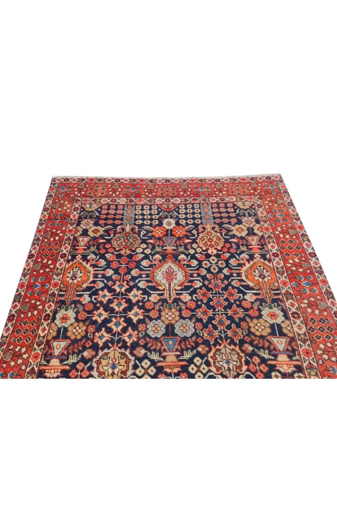 Amazing Hand Knotted Vintage Traditional Tribal Baghtiyaar Wool Area Rug 5.8 x 4.5 Ft - Image 6