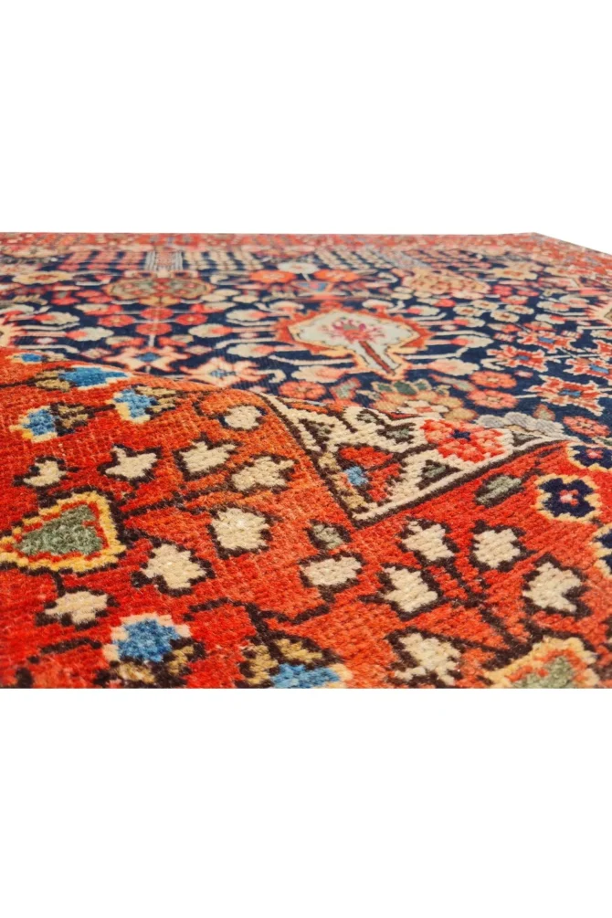 Amazing Hand Knotted Vintage Traditional Tribal Baghtiyaar Wool Area Rug 5.8 x 4.5 Ft - Image 8