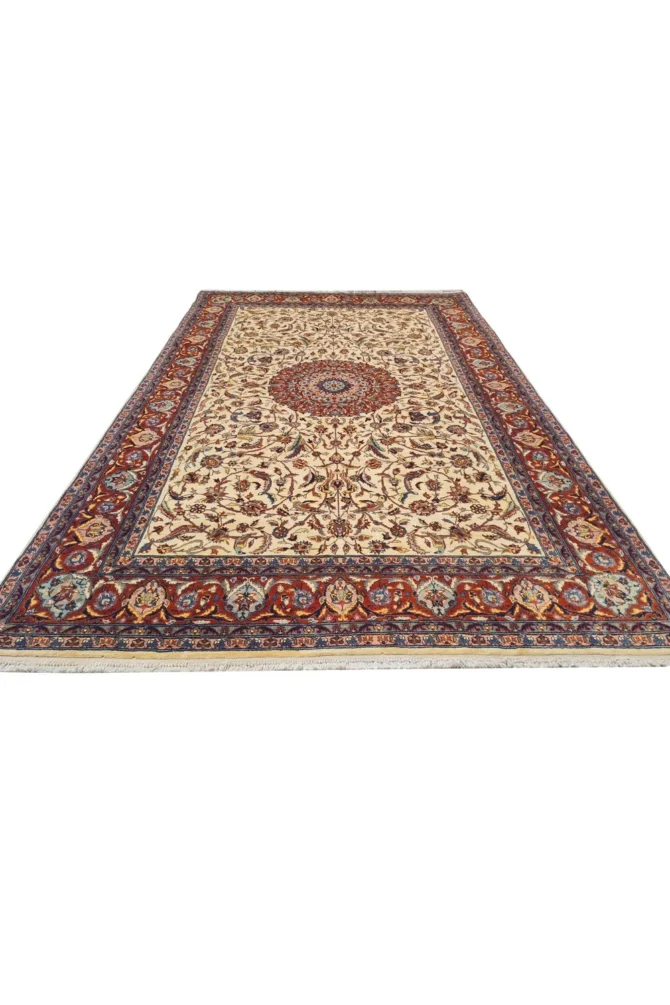 Amazing Hand Knotted Vintage Traditional Tribal Double knot Pictorial Wool Area Rug 7 x 5 Ft - Image 3