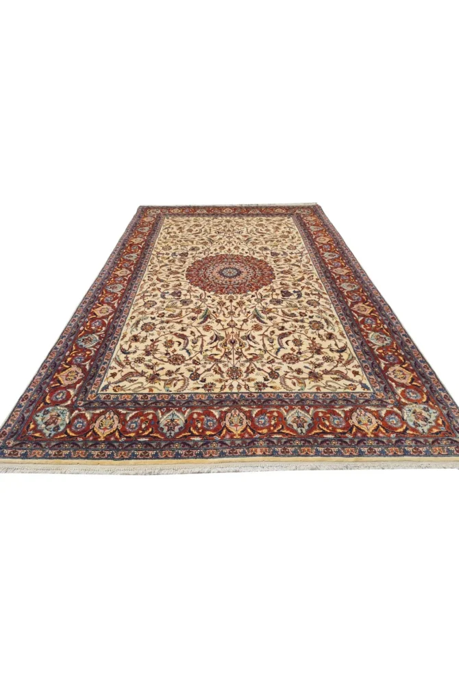 Amazing Hand Knotted Vintage Traditional Tribal Double knot Pictorial Wool Area Rug 7 x 5 Ft - Image 4