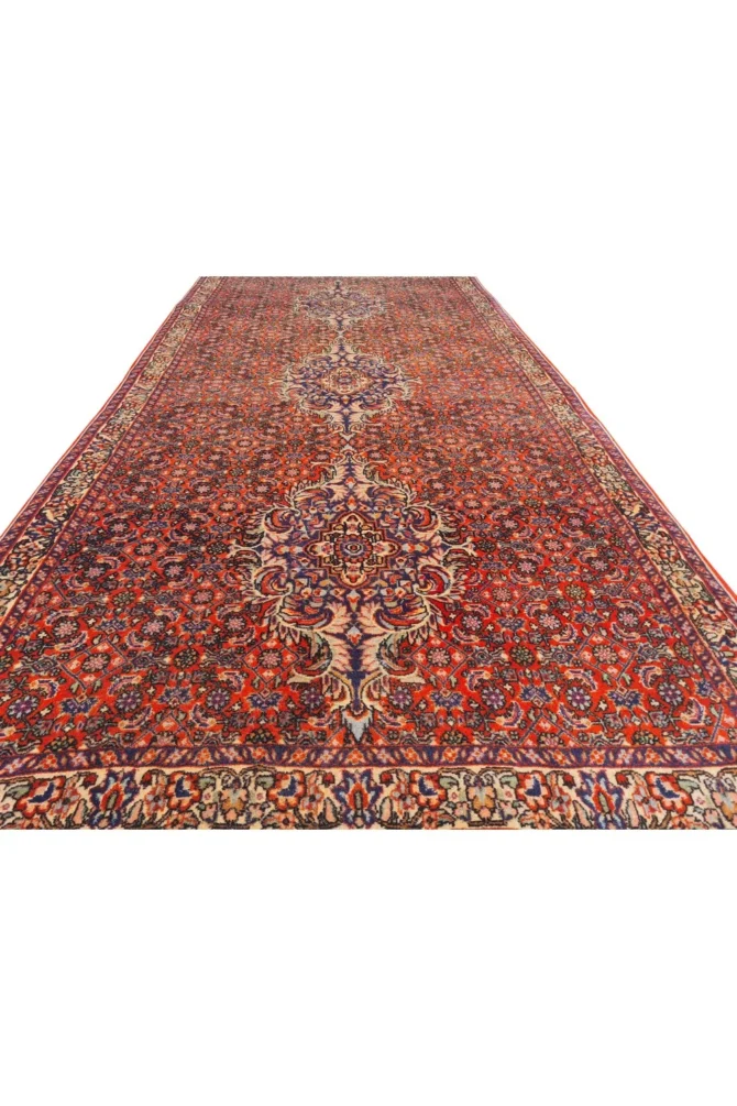 Amazing Hand Knotted Vintage Bijour Wool Area Rug 7 x 3 Ft - Image 5