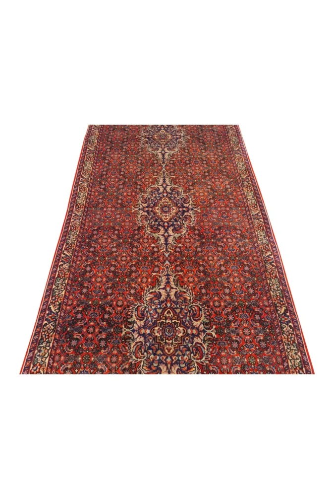 Amazing Hand Knotted Vintage Bijour Wool Area Rug 7 x 3 Ft - Image 6