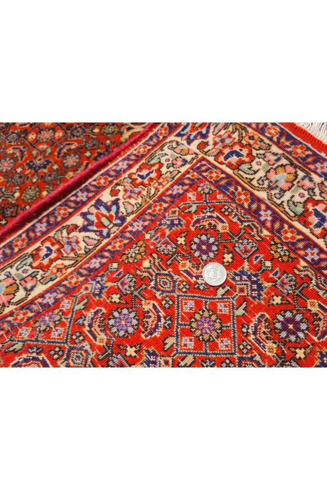 Amazing Hand Knotted Vintage Bijour Wool Area Rug 7 x 3 Ft - Image 9