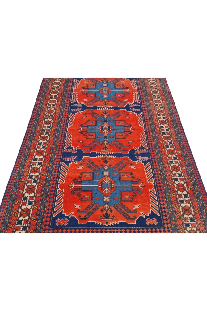 Amazing Hand Knotted Vintage Hamidoun Wool Area Rug 7 x 5 Ft - Image 5