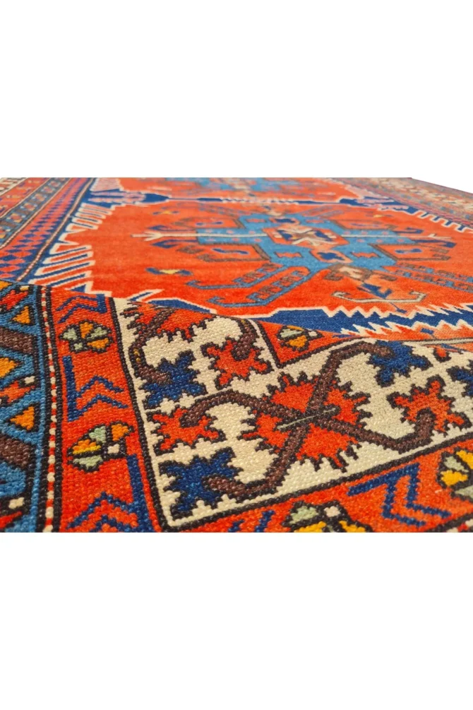 Amazing Hand Knotted Vintage Hamidoun Wool Area Rug 7 x 5 Ft - Image 7